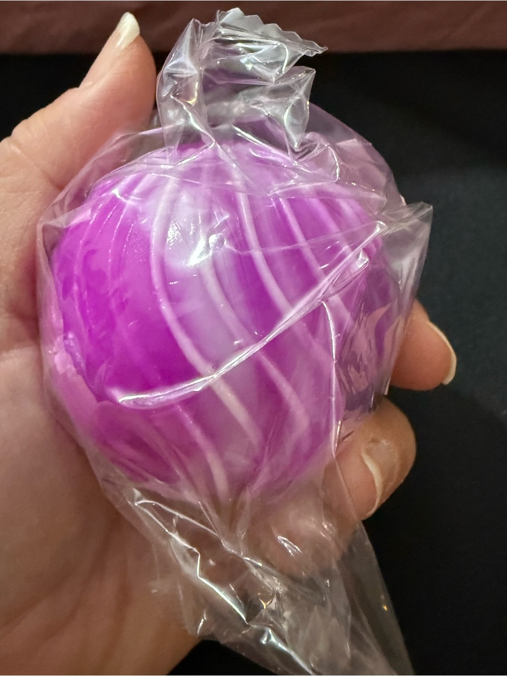 Purple Swirl Sensory Squeeze Ball - Kids Learning Toy